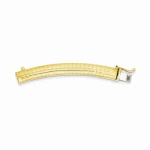 14k Yellow Gold Lightweight Omega Extender For Necklace