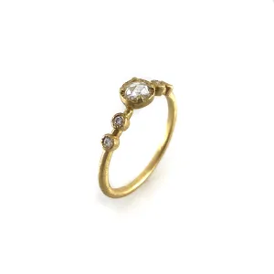 18k Gold and Diamond Ring