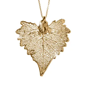 24k Gold Leaf Pendant