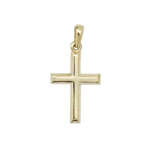 9ct Yellow Gold Cross Pendant PN085