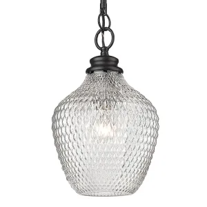 Adeline 9 in. Pendant Light Matte Black Finish