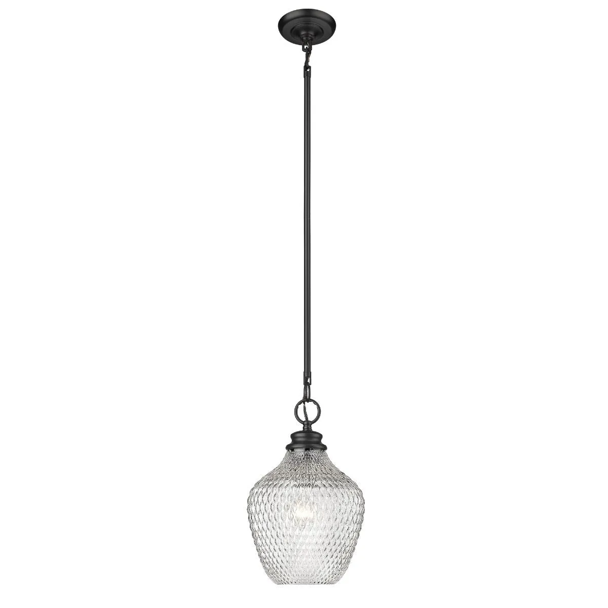 Adeline 9 in. Pendant Light Matte Black Finish