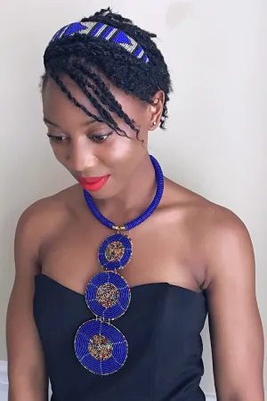 African Maasai Statement Beaded Necklace