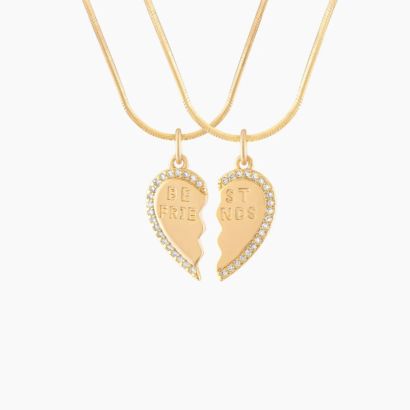 Alexa Leigh - Best Friends Necklace Set in Gold