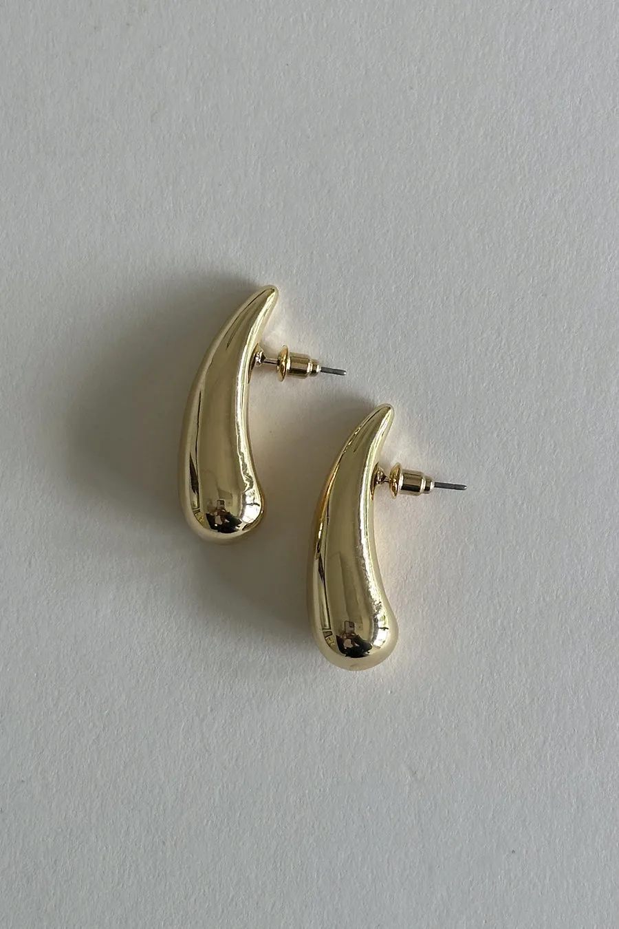 Amara Rounded Teardrop Studs