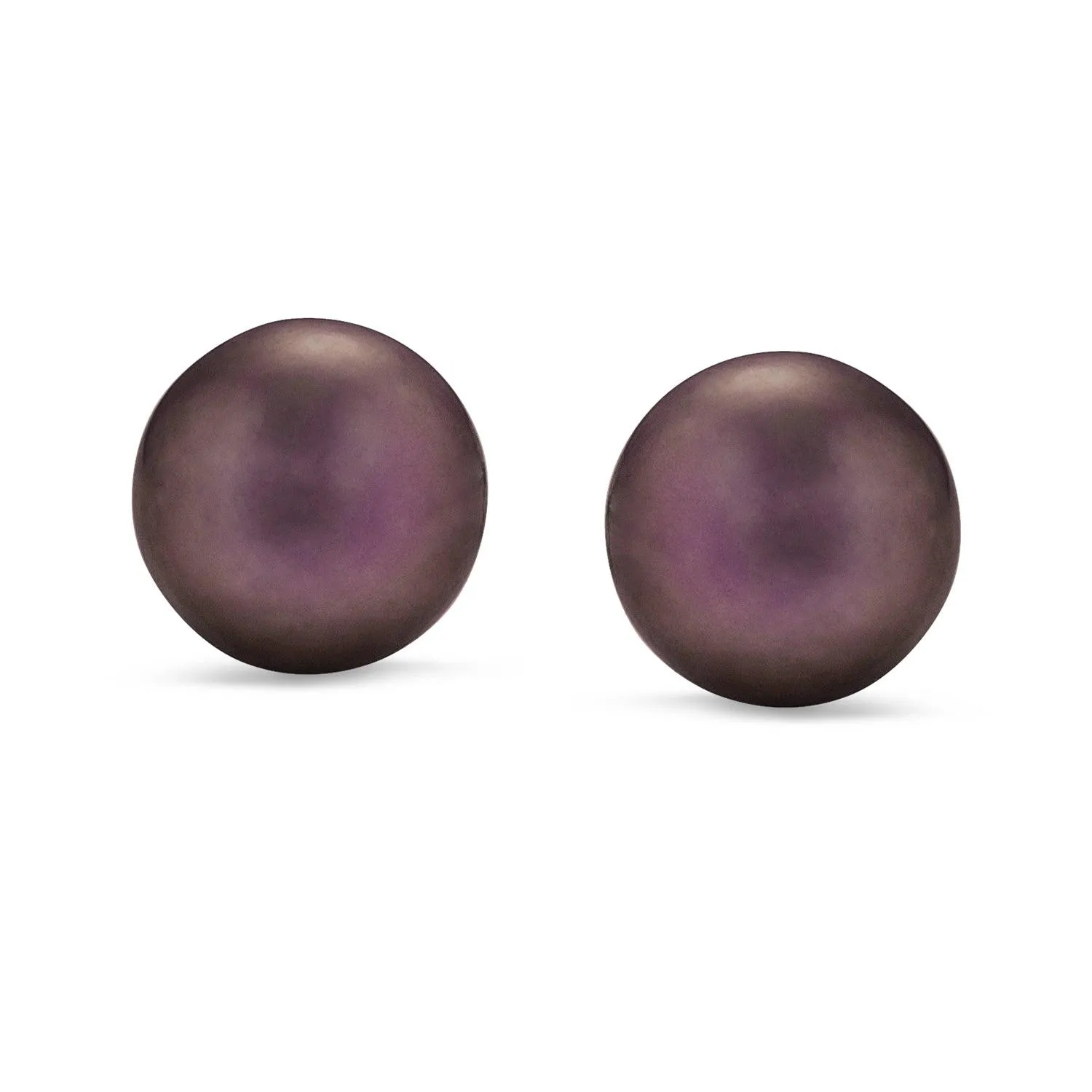 Basic Drop Ball Earrings with Freshwater Cultured Pearl Studs in Sterling Silver