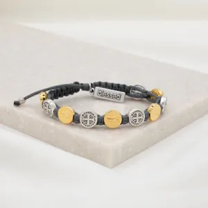 Benedictine Blessing Bracelet in Slate