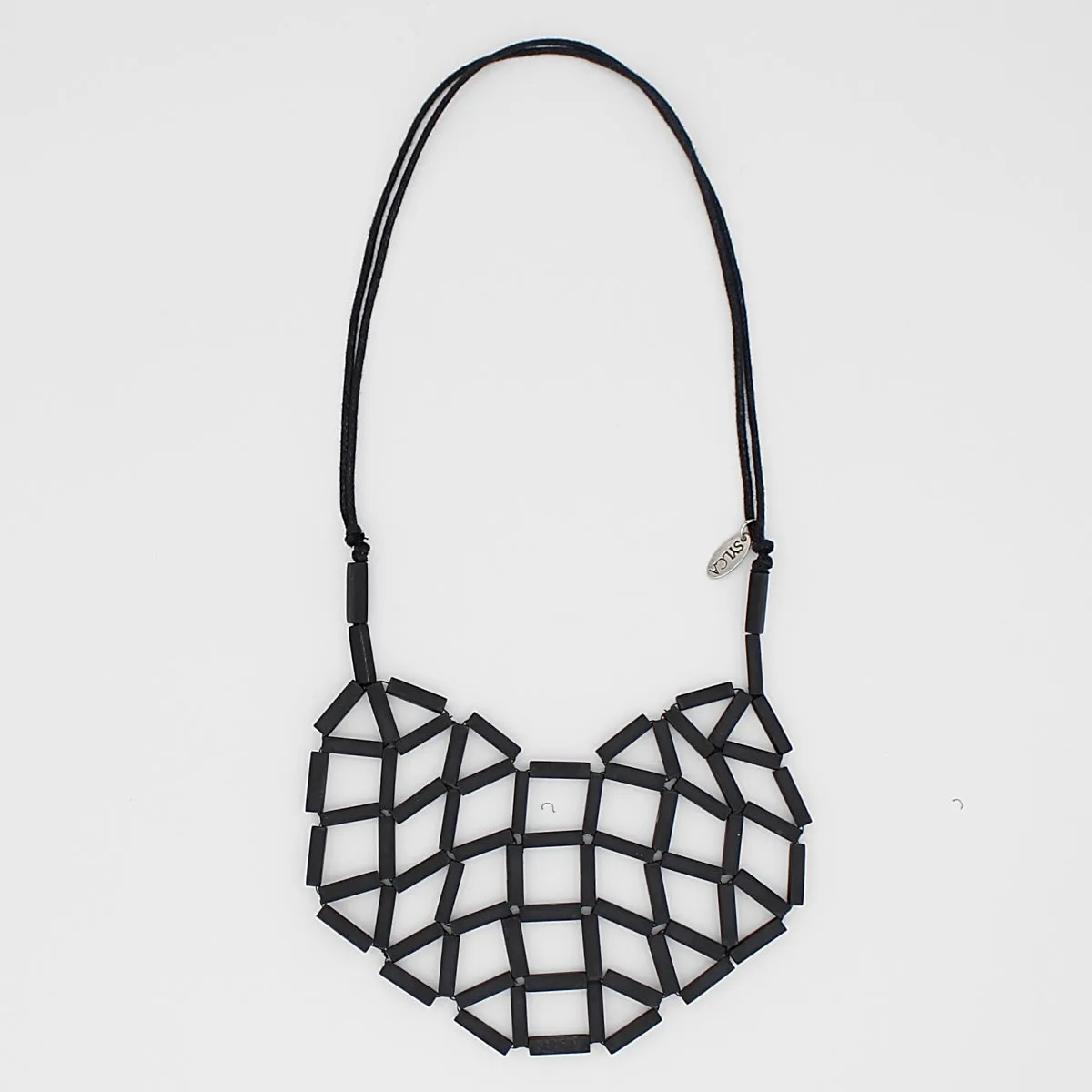 Black Lattice Necklace