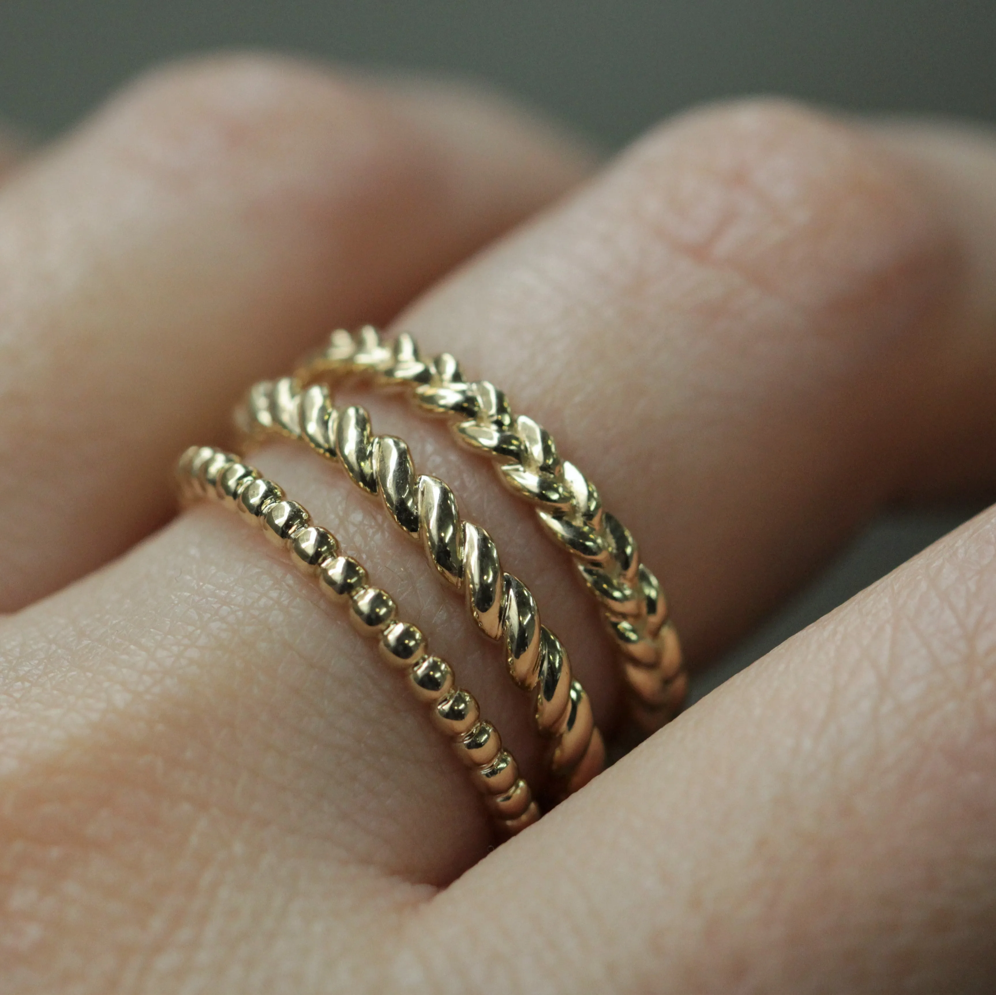 Braided Gold Ring