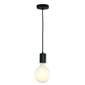 Bulbrite 810093 Pendant Fixtures Black Direct Wire Natural Marble