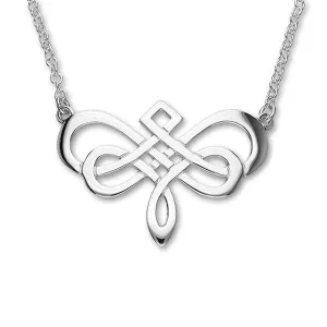 Celtic Silver Necklet N91