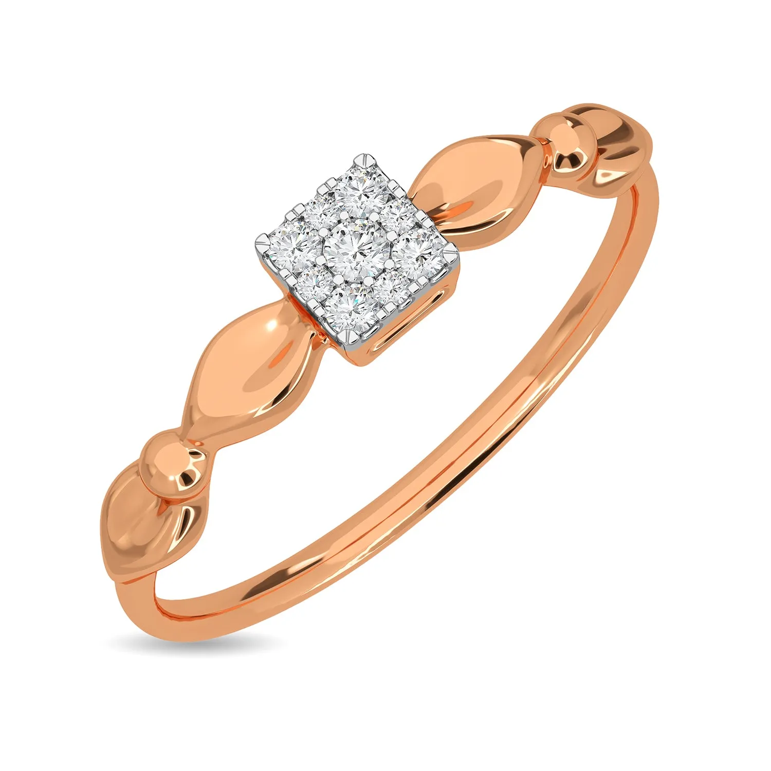 Centre Square Arch Curve Ring