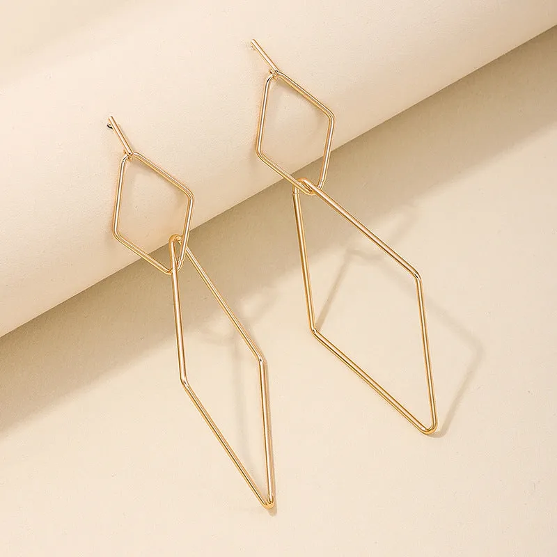 Chic Vienna Verve Metal Earrings for Women - Blogger's Pick