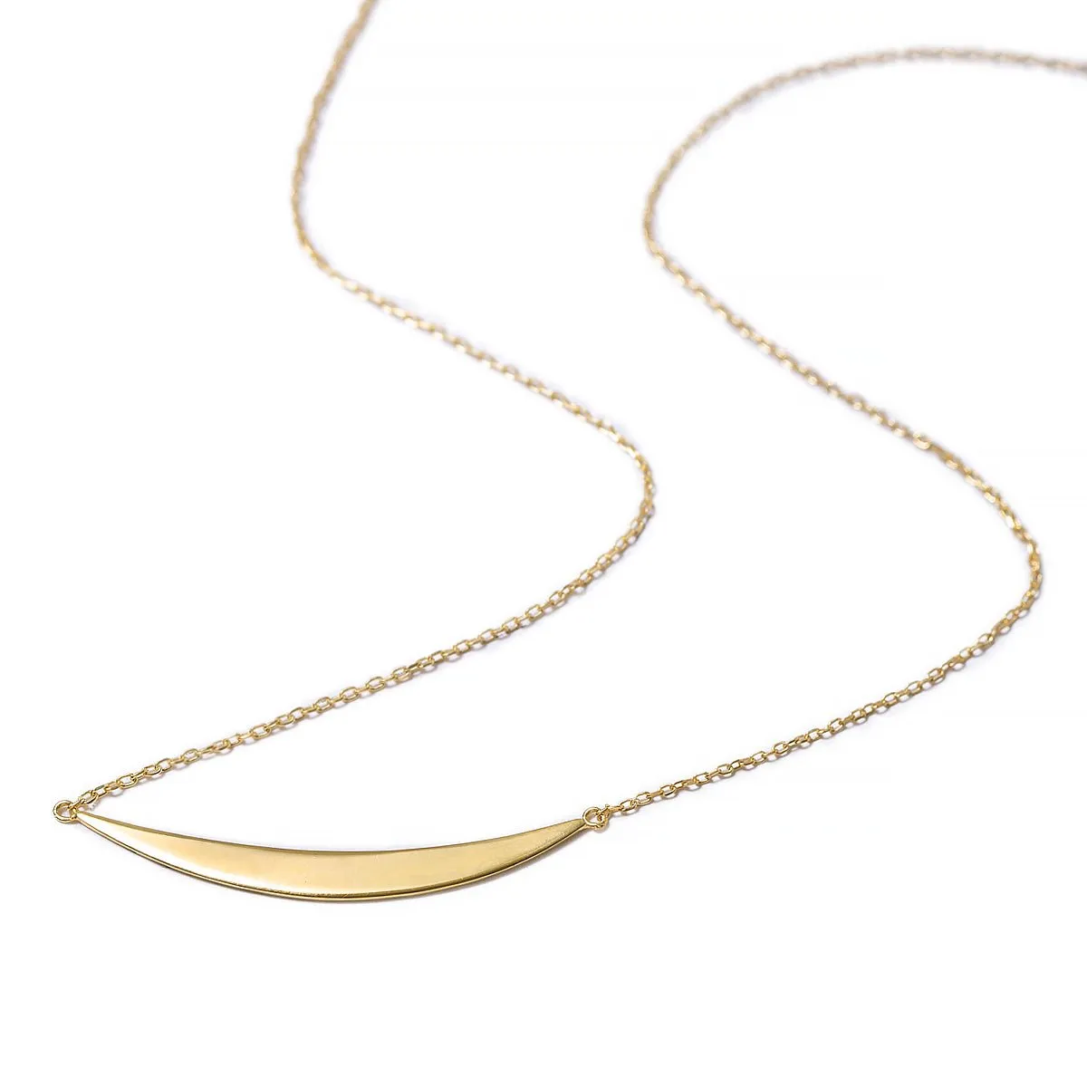 Crescent Bar Necklace