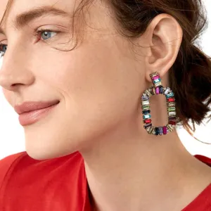 CRYSTAL STATEMENT EARRINGS