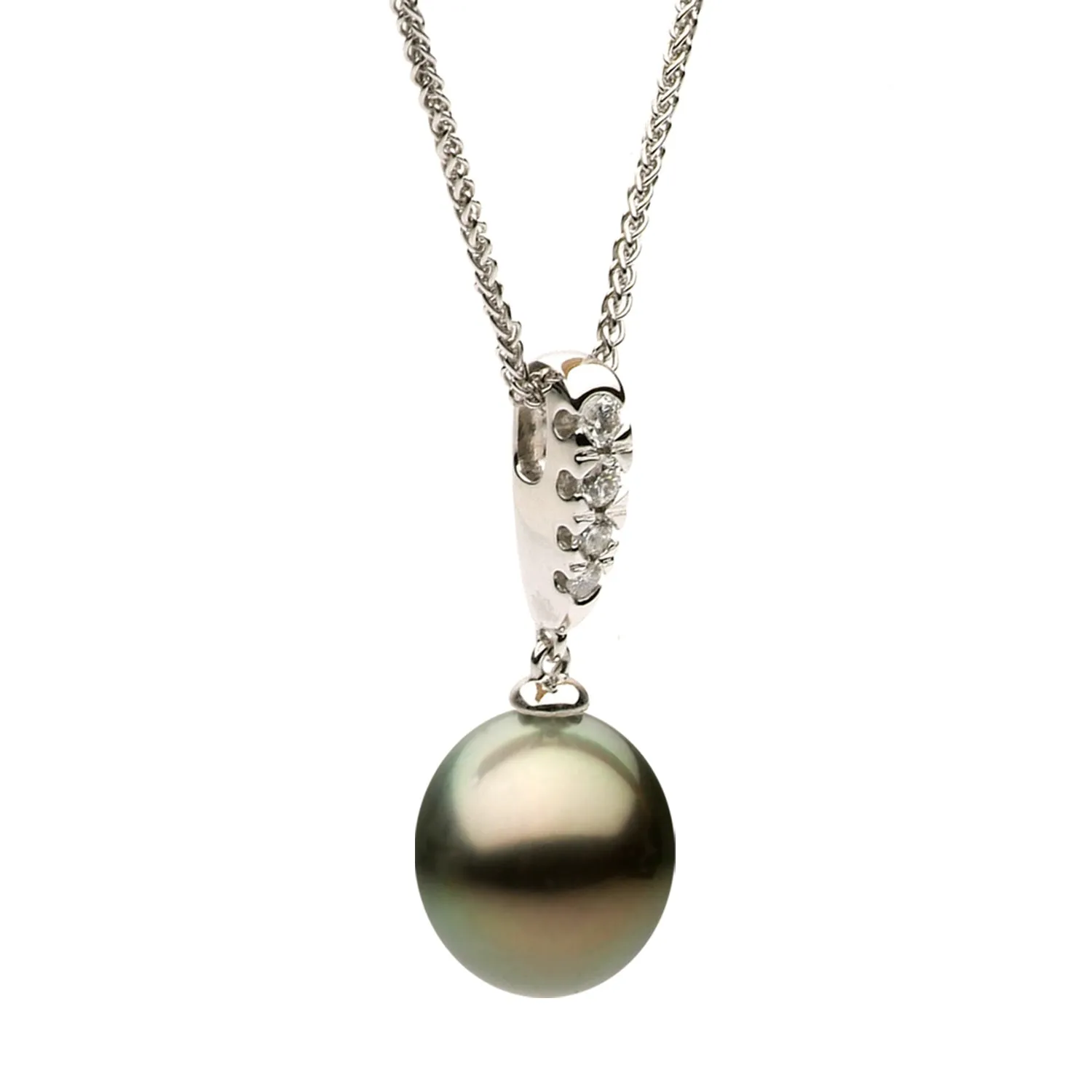 DSL Tahitian Pearl & Diamond Pendant