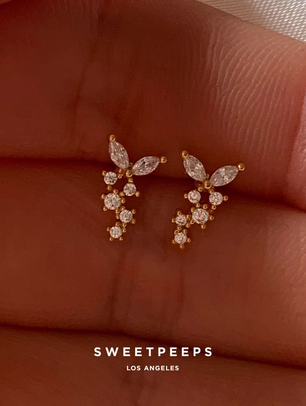 Effortless Butterfly Studs