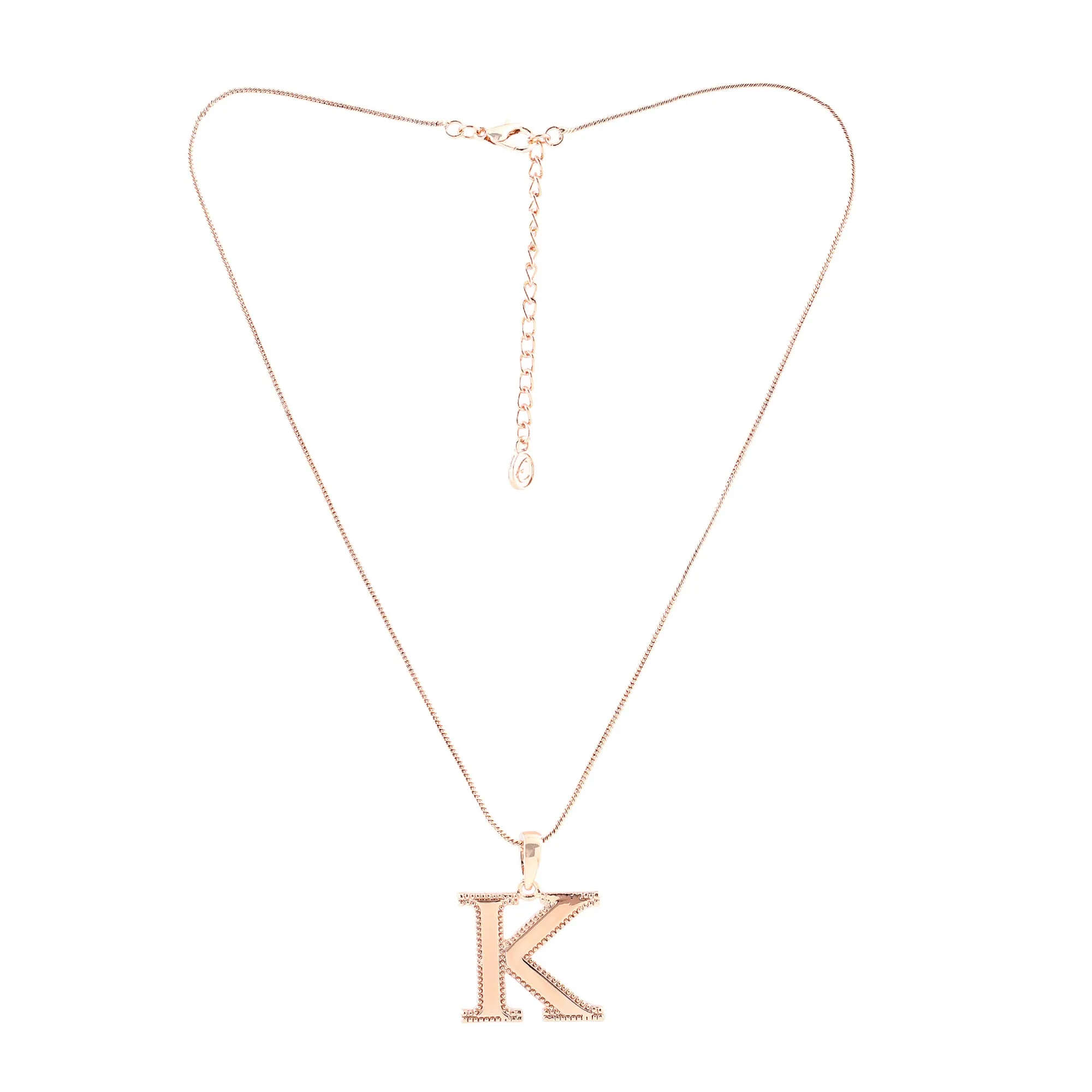 Estele - Charm K Rosegold Pendant