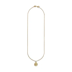 Forget Me Not Necklace, Gold