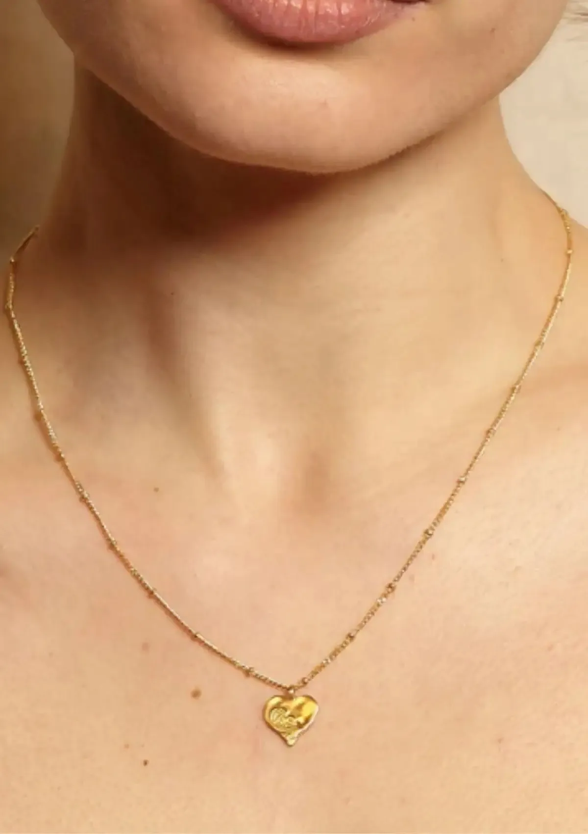 Gold Heart Necklace