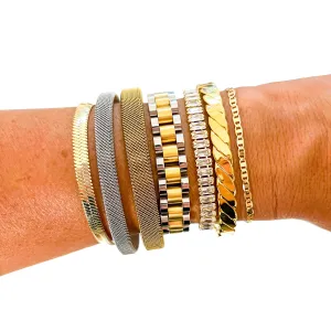 Gold Silver Bracelet Mix