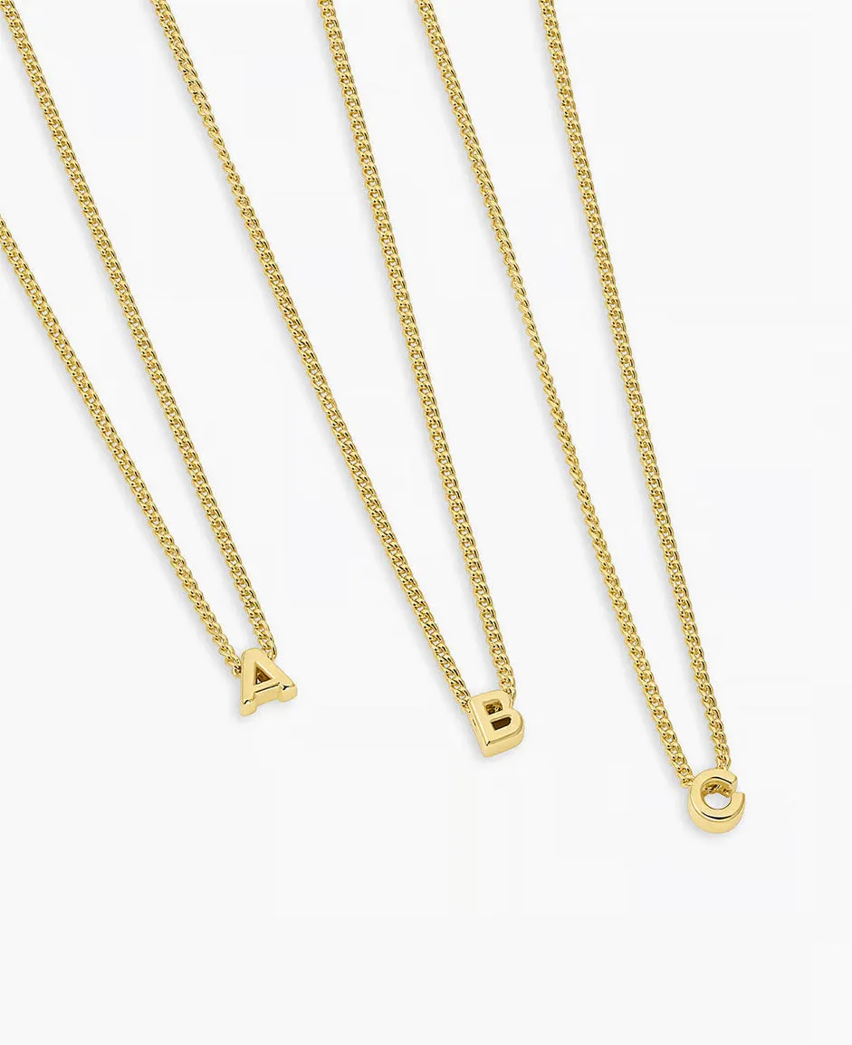 Gorjana ‘Wilder Mini Alphabet Necklace’