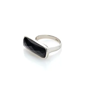 Grace Ring / Black Onyx   Silver / Ring