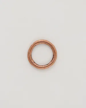 Heavy Hammered Ring, 23mm, (1pc)