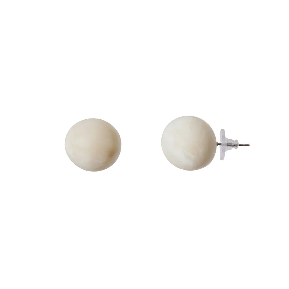 Homaica Frosted Ball Stud Earrings