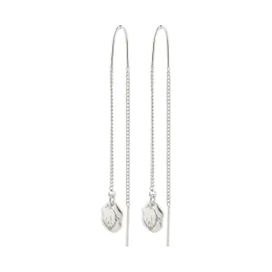 Jola Silver Plated Pull Through Earrings