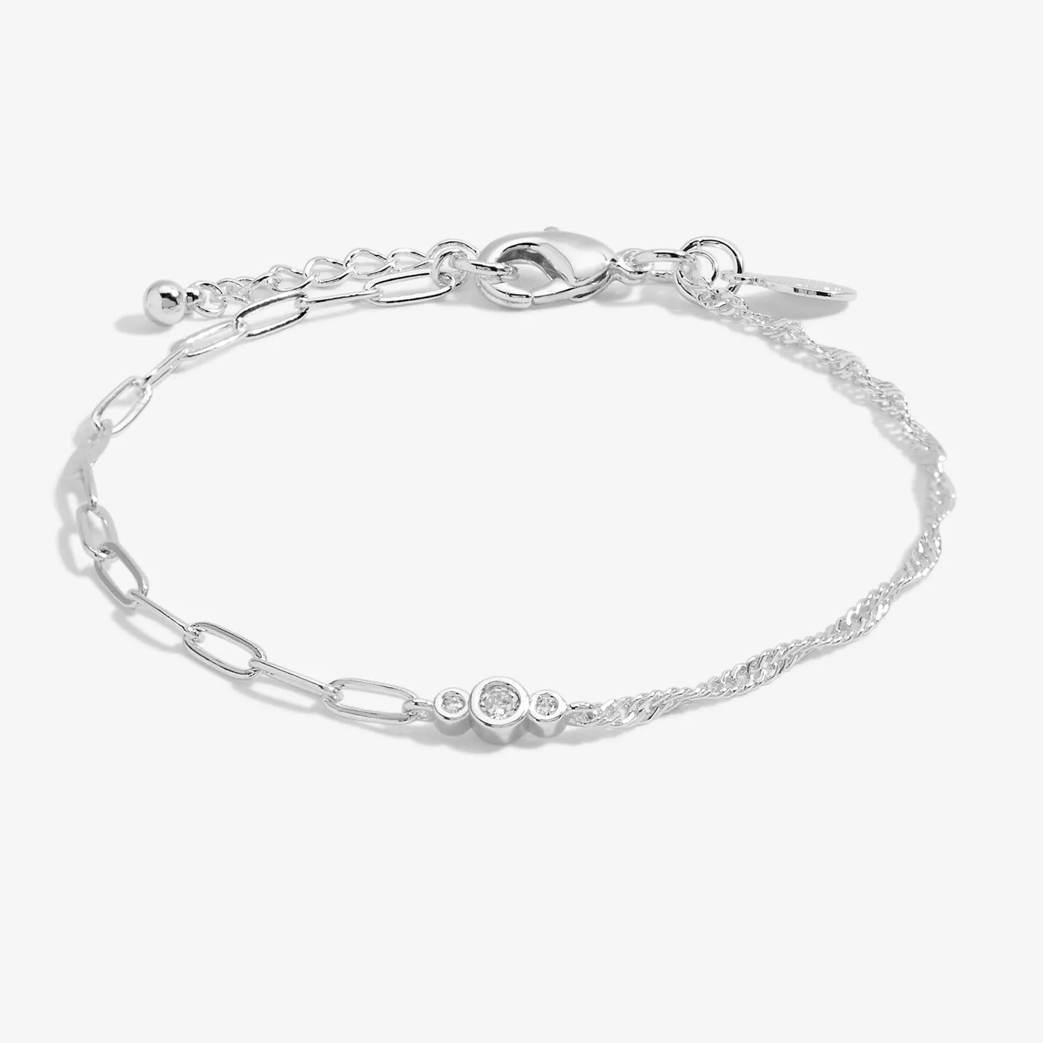 Joma Jewellery Stacks Of Style Set Of 2 Silver Bracelets