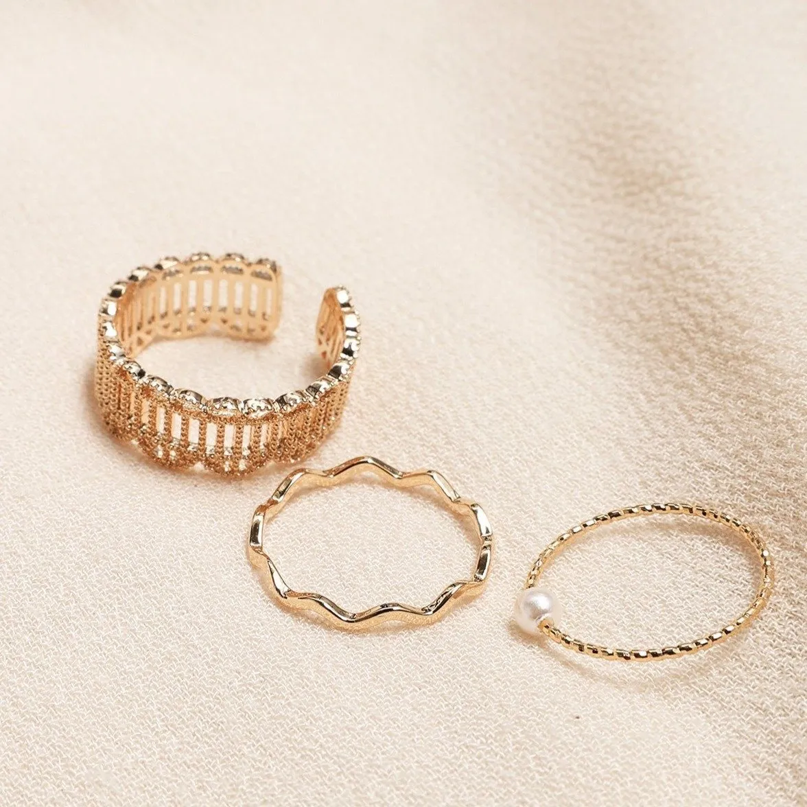 Lexi Triple Ring Set