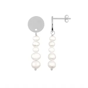 MARGARET DROP STUDS SILVER