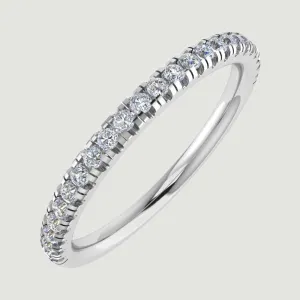 Micro Set Half Eternity Ring 1.7mm