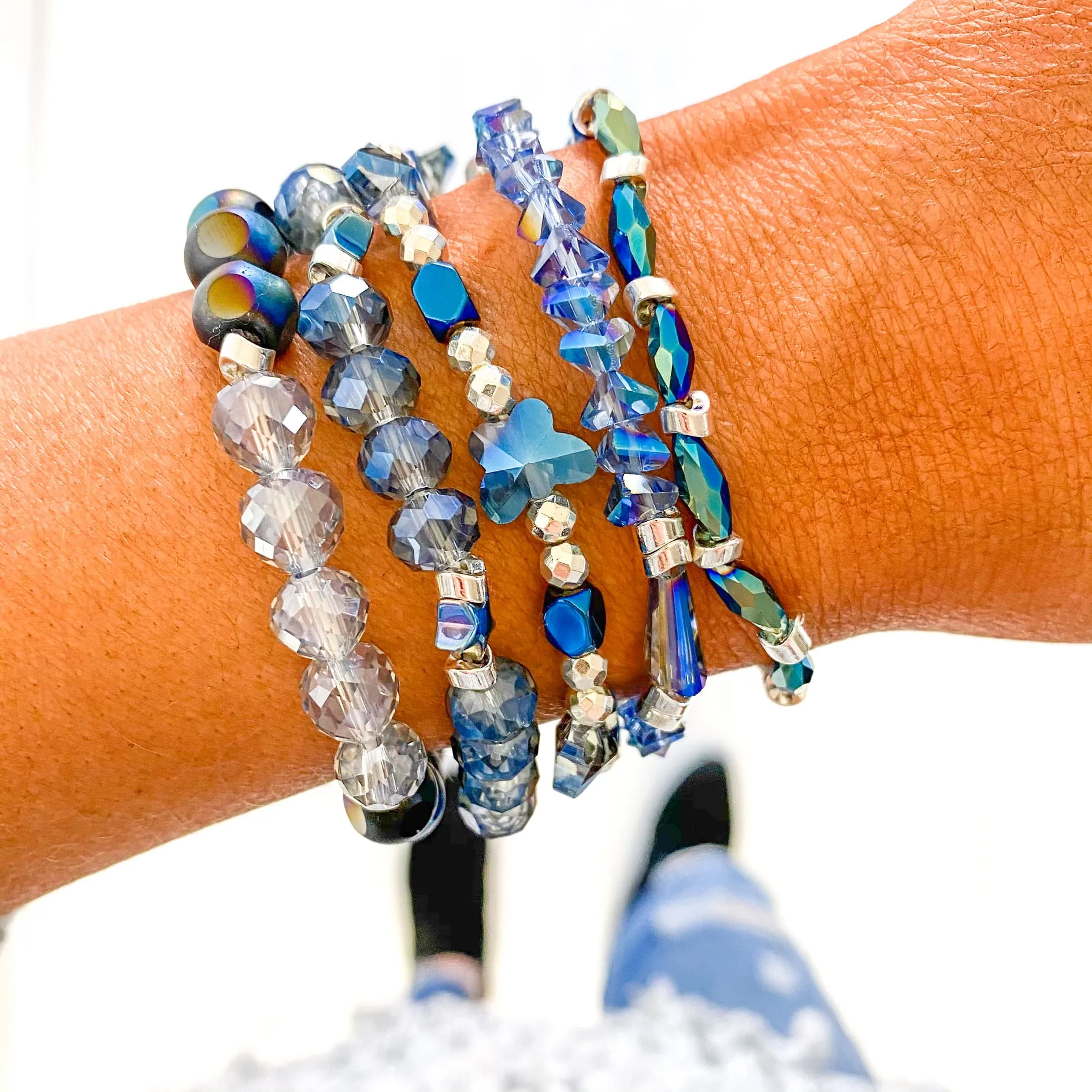 Midnight Dancer Bracelet Stack