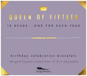 Milestone Birthday Bracelet - Fifteen