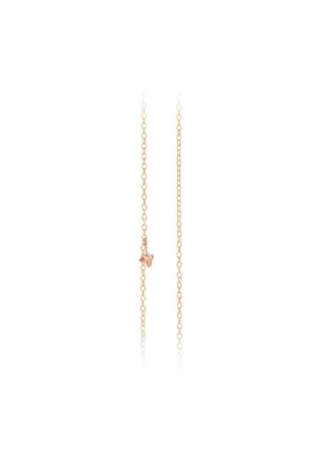 Ole Lynggaard Lotus Twisted 18K Yellow & Rose Gold Leaf Chain | 31.5"