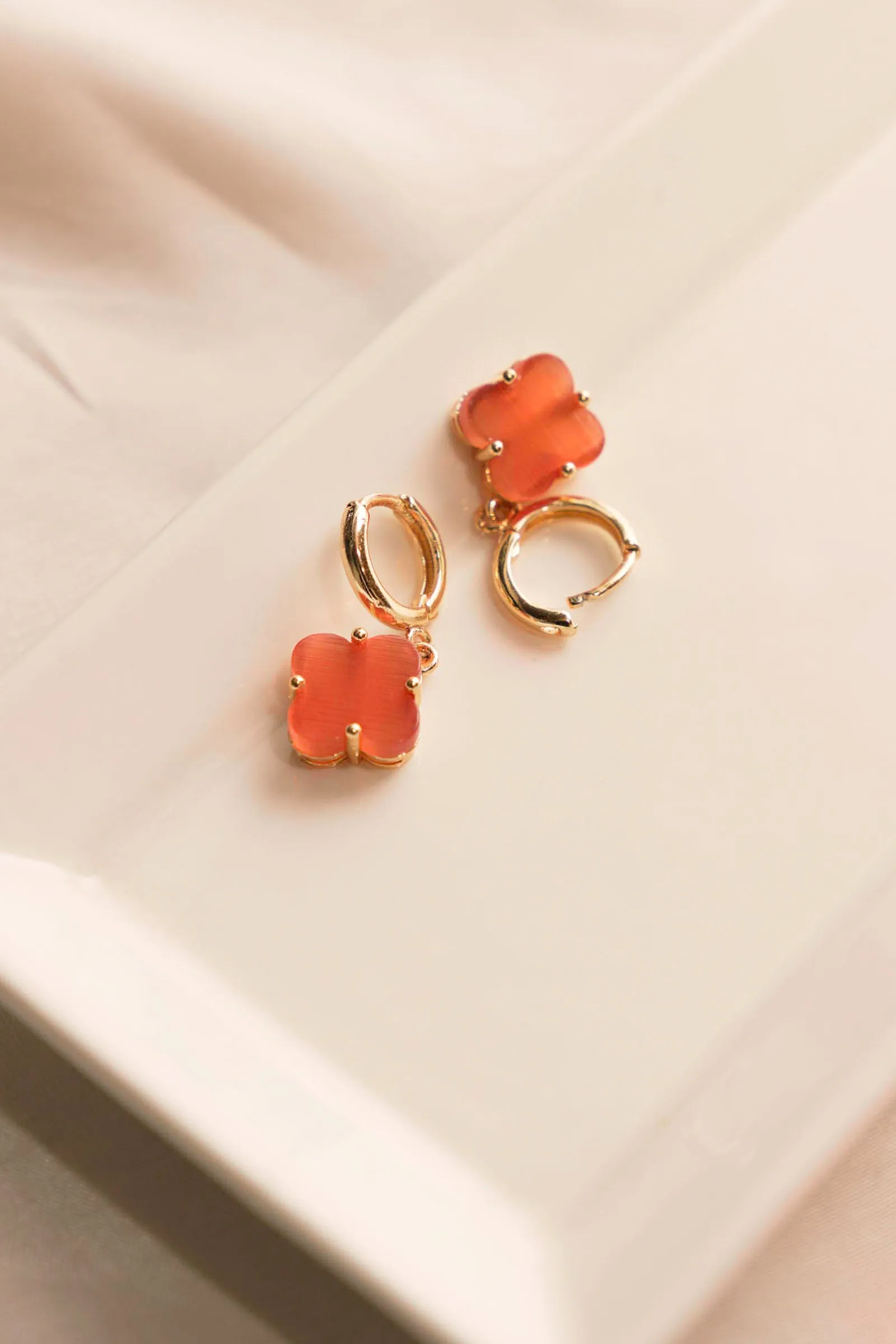 Orange Earrings