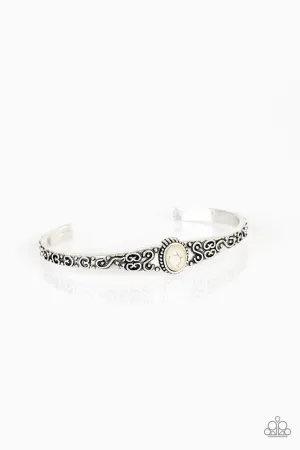 Paparazzi Bracelet ~ Make Your Own Path - White