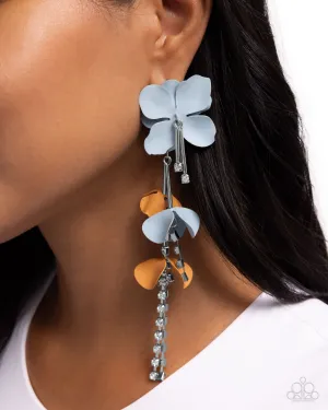 Paparazzi Capitol Chic Earrings Blue