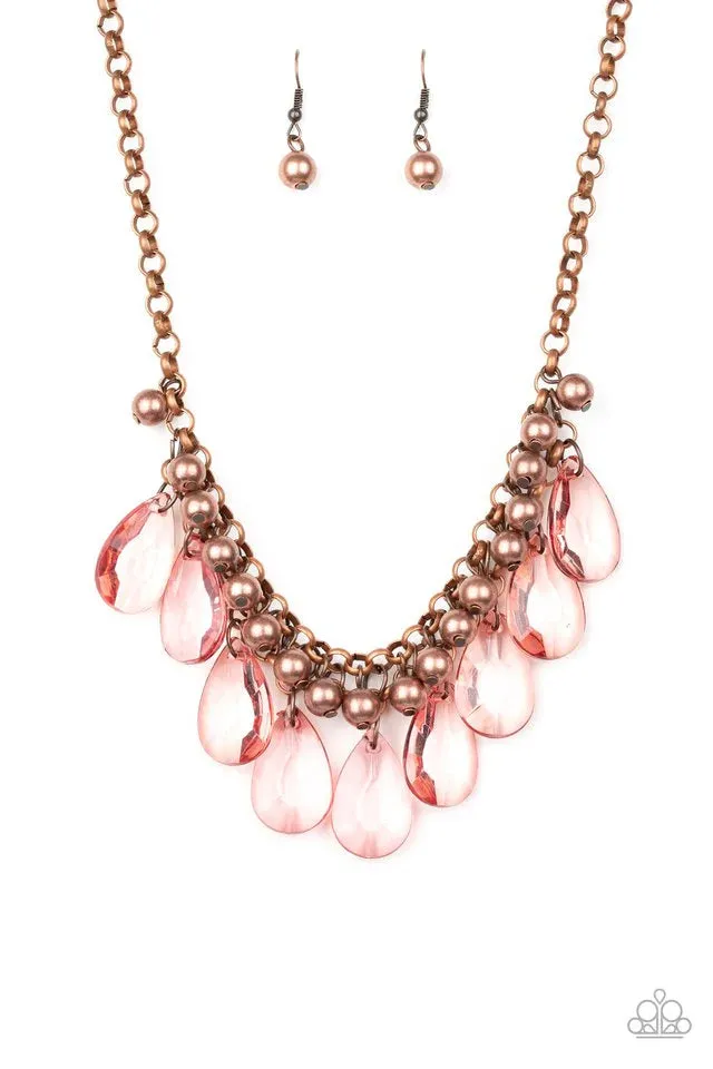 Paparazzi Necklace ~ Fashionista Flair - Copper