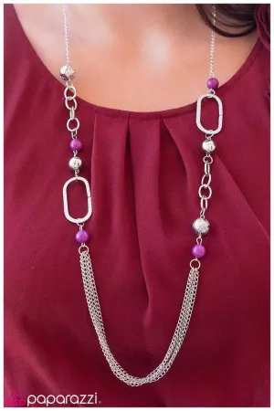 Paparazzi Necklace ~ The Start of Something Beautiful - Purple