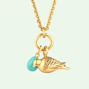 Peace Dove & Egg Necklace