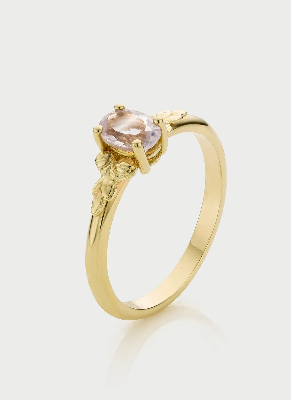 Pippa moon quartz ring 14k gold