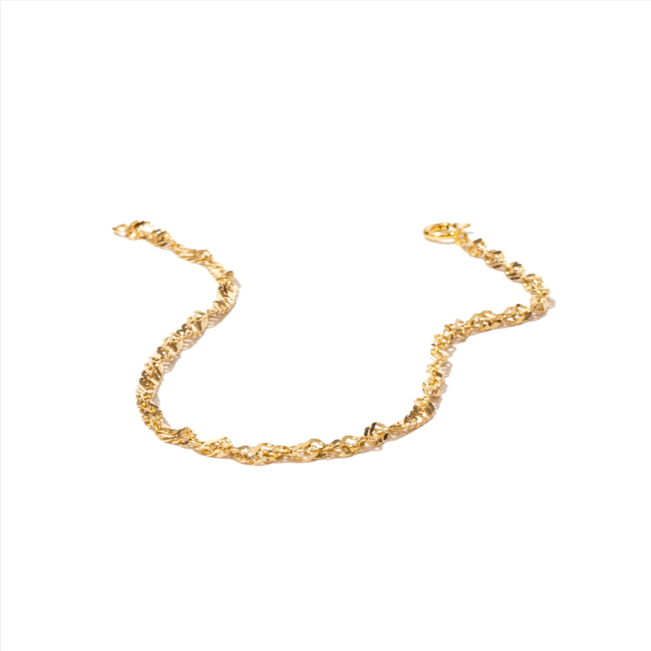 Ravishing Rope Bracelet In 14K Solid Gold