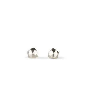 Silver Micro Fragment Stud Earrings