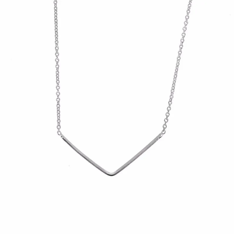 Silver Unity Triangle Necklace