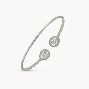 Solara CZ Silver Bracelet