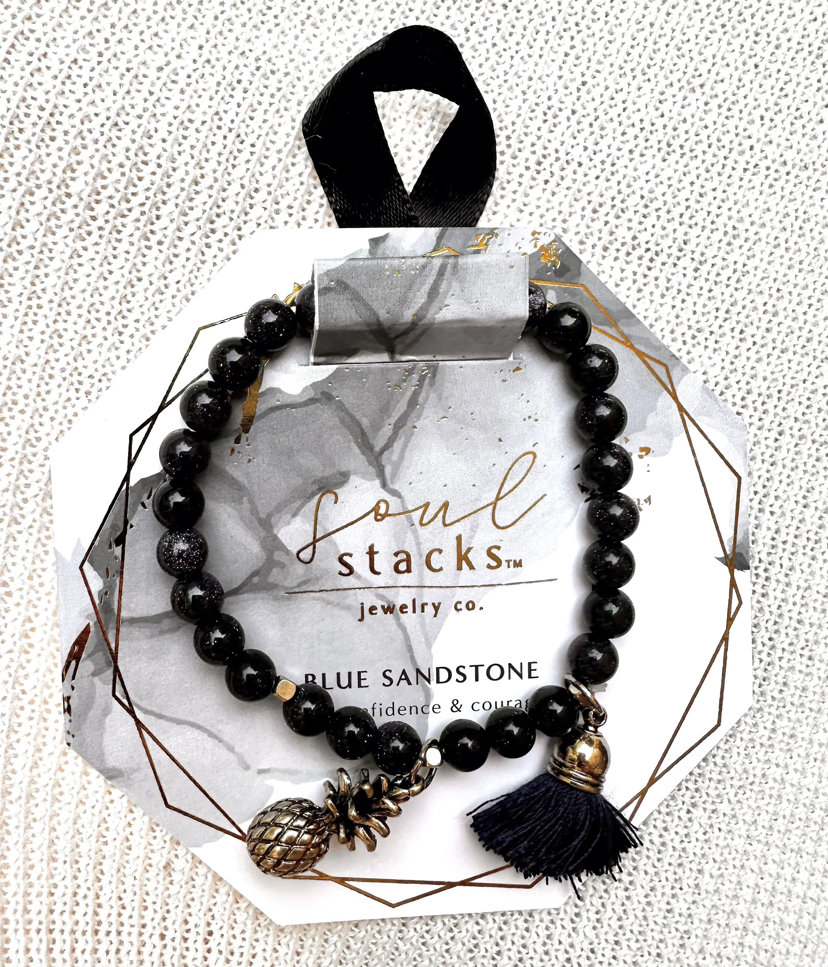 Soul Stacks Intention Stone & Tassel Bracelets