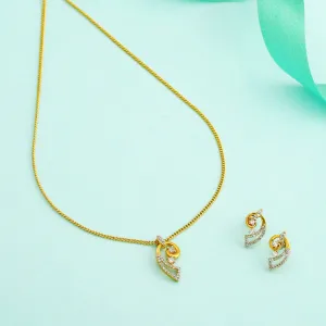 Stylish Gold and Silver plated Designer Conch Necklace